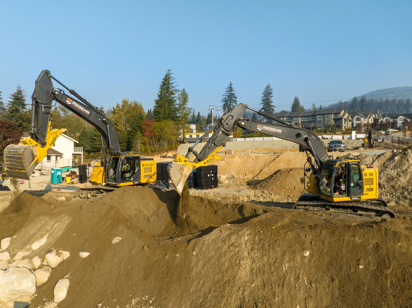 Baycrest Townhouses civil construction work