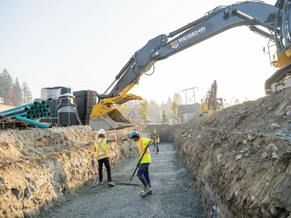 Baycrest Townhouses civil construction work